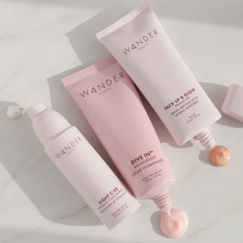 wander beauty skincare products